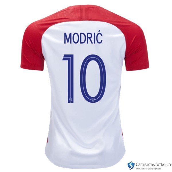 Camiseta Seleccion Croatia Primera equipo Mosric 2018 Rojo